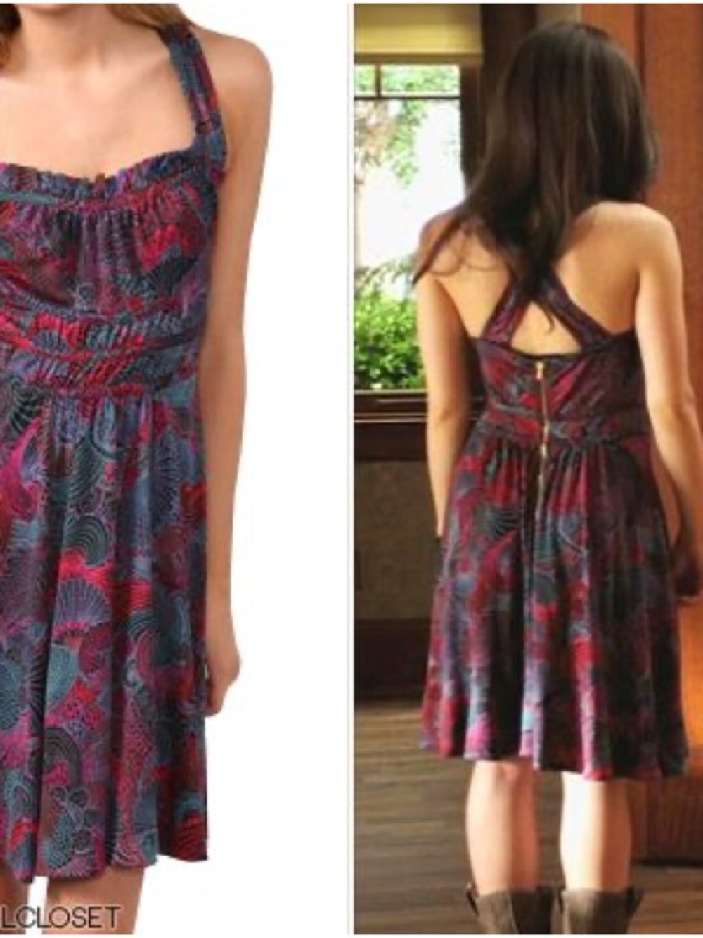Marc By Marc Jacobs Paisley Print Circus Dress (Aria Montgomery)